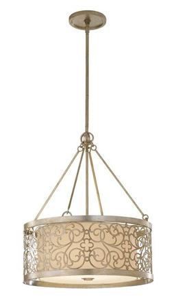 Lampa wisząca ARABESQUE kol. SREBRNA PATYNA (FE/ARABESQUE4) - Feiss - Elstead Lighting - żyrandol