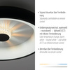 Plafon VERTIGO ceiling light black body (14384-18) - Paul Neuhaus