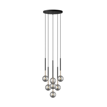 Lampa wisząca ARCTURUS czarno-złota (P0574-07F-SDFZ) - Zuma Line
