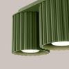 Plafon AURA 2 zielony oliwkowy GU10 (SL.1795) - Sollux Lighting