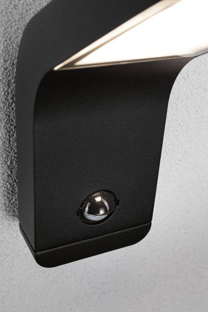 Oprawa elewacyjna KULMA LED 7.5W 520lm 500mm 3000K czujnik ruchu+zmierzchu IP44 odporna na wodę morską 230V antracyt aluminium (PL94745) - PAULMANN