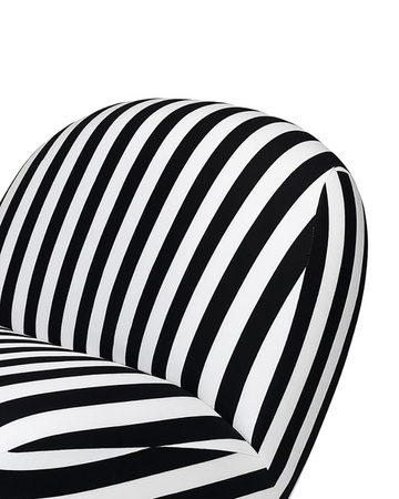 MaMaison fotel obrotowy AZURE biały / czarny (MM001501100350) - MaMaison