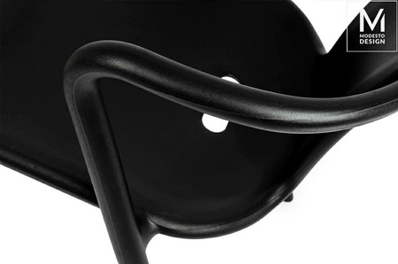 MODESTO krzesło AIR czarne - polipropylen (1615-APC) - Modesto Design