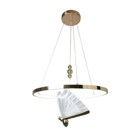 Lampa wisząca Marissa Ring złota LED CCT (LP-2515/1P GD) - Light Prestige