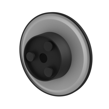 PIATTA 12W CCT 230V IP44 180x47MM CZARNY OKRĄGŁA ELEWACYJNA (SLI003030CCT_PW) - Spectrum LED