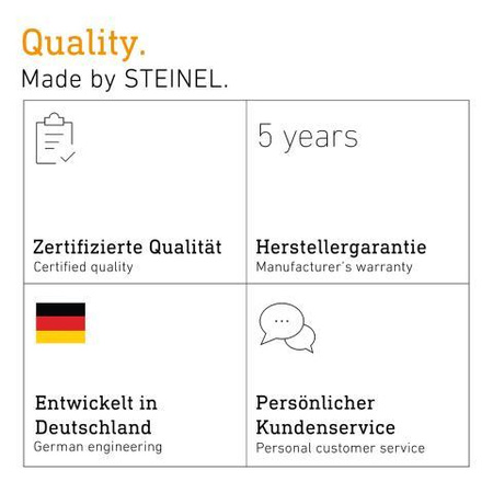 Naświetlacz bez czujnika Steinel XLED Protect PIR 13,6W 3000K 1642lm IP54 IK03 230V antracytowy / tworzywo sztuczne (ST090029) - STEINEL