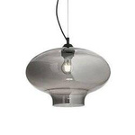 Lampa wisząca Bistro kol. przydymione szkło (120904) Ideal Lux - żyrandol