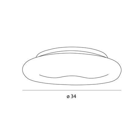 MAXLIGHT C0233 PLAFON DUO 34CM 