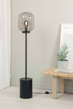 Lampa Podłogowa BROOKLYN 1L Black/Smoke   (108425) - Markslojd