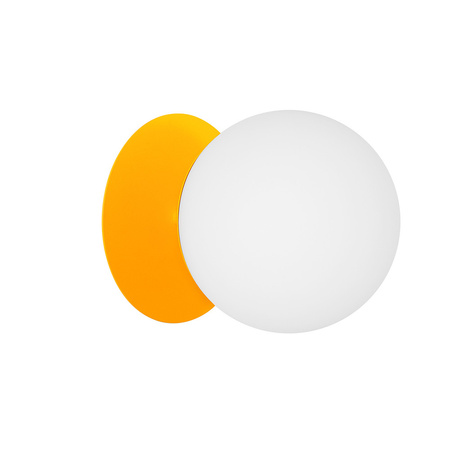 PLAAT C melonowa lampa ścienna / kinkiet z podwyższoną szczelnością IP44 (PLC150S0) - Ummo