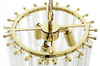 Lampa wisząca WAVE złota 60 cm (DP0339-600 gold) - Step into Design