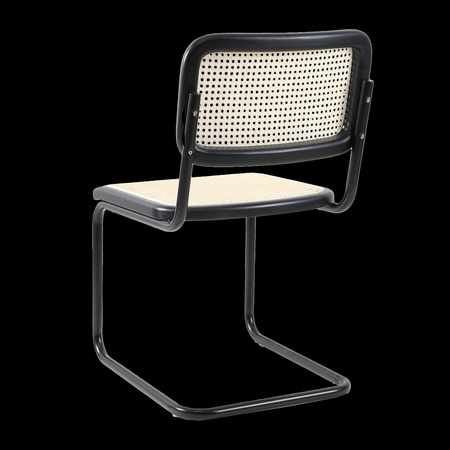 Krzesło VIENNA rattanowo czarne (MH-014CH-BN) - Moos Home