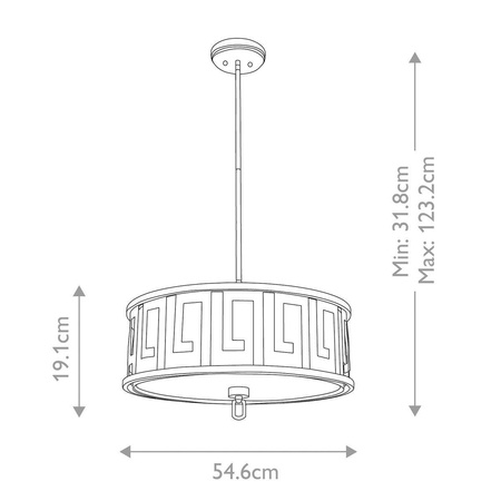 Pojedyncza lampa  Lemuria (GN-LEMURIA-P-L) - Elstead Lighting