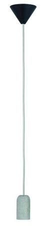 Neordic Jano Lampa wisząca max. 1x20W E27Szary/Czarny 230V Beton/Tworzywo sztuczne (PL50388) - PAULMANN