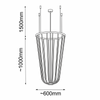 Lampa wisząca no. moon A Z - Platyna mat (600 mm)   (5144) - Shilo