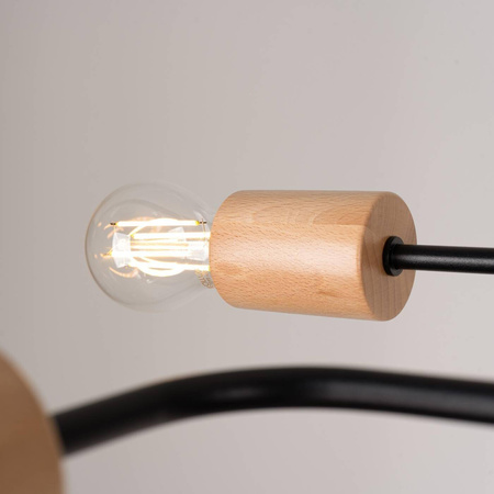 Żyrandol TIMBO 6 czarny (SL.1670) - Sollux Lighting