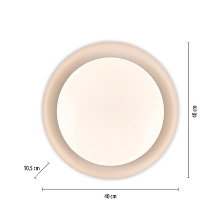 OSKO LAMPA SUFITOWA BIAŁA (14215-16) - Paul Neuhaus