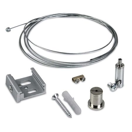 ADJUSTABLE WIRE 2M FOR 3 CIRCUIT LIGHTING TRACK 100-240V (19414 Zambelis) - Zambelis