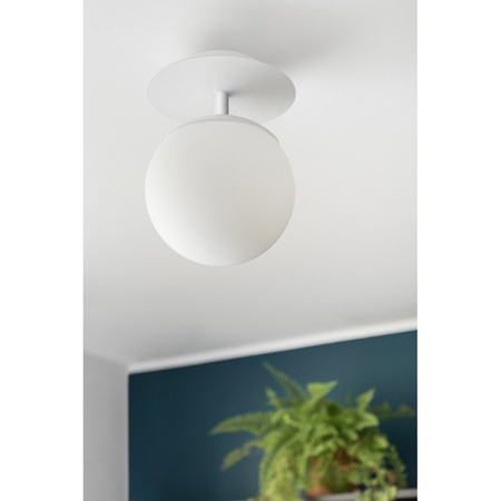 PLAAT C biała lampa ścienna / kinkiet z podwyższoną szczelnością IP44 (PLC110S0) - Ummo