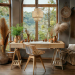 Lampa w stylu boho nad stół HESTIA 1xE27 (ML1808) - Milagro