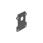 EGO Czarny (EGO_END_CAP_RECESSED_CON_FORO_BK) - Ideal Lux