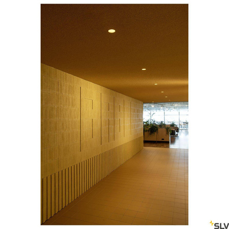 HORN-T, lampa wpuszczana, QPAR111, okrągła, kolor biały, maks. 75 W (113171) - SLV