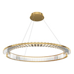 Kryształowa lampa wisząca Krone (P097PL-L45BS3K) - Maytoni