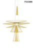 MOOSEE lampa wisząca SESTO złota (MSE010100336) - Moosee