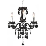 Lampa wisząca Whiz kol. czarny (L.90690/3BL) Italux - żyrandol