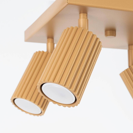 Plafon KARBON 4 złoty (SL.1564) - Sollux Lighting
