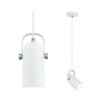 Neordic Lavea lampa wisząca max. 1x15W E27 biały 230V metal (PL79767) - PAULMANN