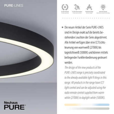 Lampa sufitowa PURE-LINES (6306-13) - Paul Neuhaus
