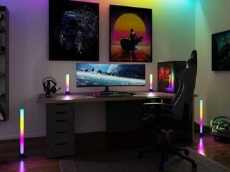 Listwa LED RGB zestaw 2x60cm DYNAMIC RAINBOW RGB z pilotem 2x1W 230 / 5V DC (PL78879) - PAULMANN