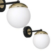 Kinkiet SPARTA BLACK / GOLD 1xE14 (MLP6512) - Eko-Light