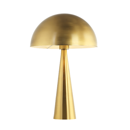 TABLE LAMP E14 MAX 25W IRON MATERIAL  BRUSHED BRASS  ON OFF SWITCH (20211 Zambelis) - Zambelis