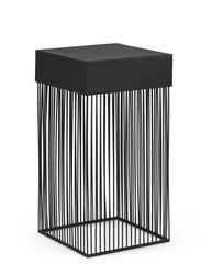 BIZZOTTO stolik kawowy YASLINE 30x30      czarny (0747368) - Bizzotto