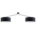 Lampa sufitowa Lamego 2 Z - Czarna (1900 mm)   (5194) - Shilo