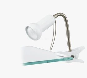 Lampa stołowa na klips FABIO biała (81262 - EGLO)