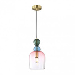 Lampa wisząca Manso (PND-37462B-MC-GD) - Italux