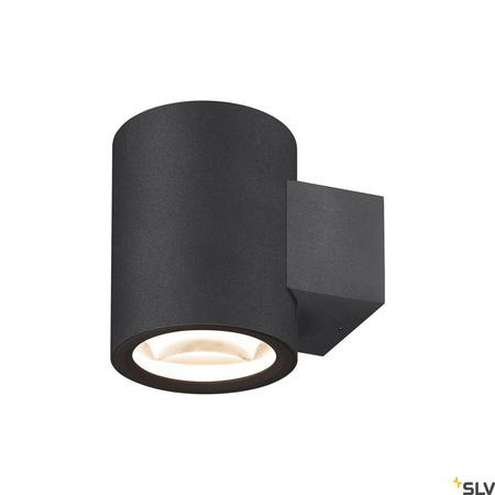 OCULUS UP/DOWN WL, wewnętrzna oprawa ścienna LED, czarna, 2000-3000 K (1004670) - SLV