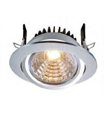 Reflektor do zabudowy REGULOWANY, 4000K - alu szczotkowane (D565071)