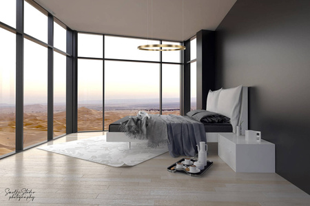 Lampa wisząca Midway duża złota LP-033/1P L GD Light Prestige