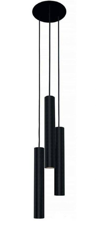 LAMPA WISZĄCA, ŻYRANDOL EYE III BLACK | CZARNY ZWIS L (8917) - Nowodvorski - żyrandol