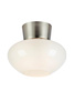 MALAGA Ceiling 1L White/Satin Nickel (109025) Markslojd