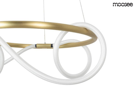 MOOSEE lampa wisząca SERPIENTE 60 złota (MSE010100236) - Moosee