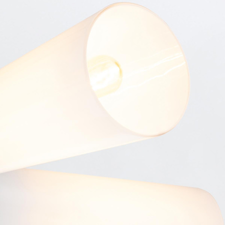 Lampa wisząca Kristy - 4 źródła światła - Przecierane złoto (KRISTY-4P-DG-OPAL) - Elstead Lighting