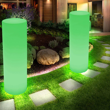 Lampa ogrodowa kolumna TUBE LED RGBW 16 kolorów 115 cm (ES-DC033) - Step into Design