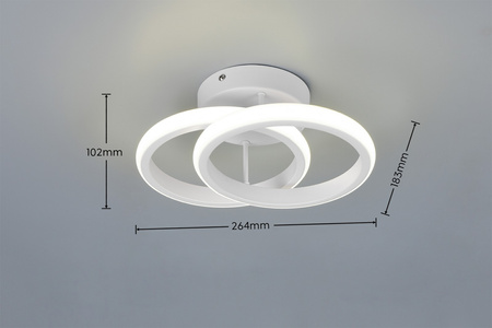 Geometryczna lampa przysufitowa KASIA (R63531131) - RL