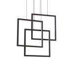 Lampa wisząca FRAME Czarny (FRAME_SP_QUADRATO_NERO) - Ideal Lux