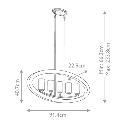 Żyrandol Grand Bank (KL-GRAND-BANK5) - Elstead Lighting
